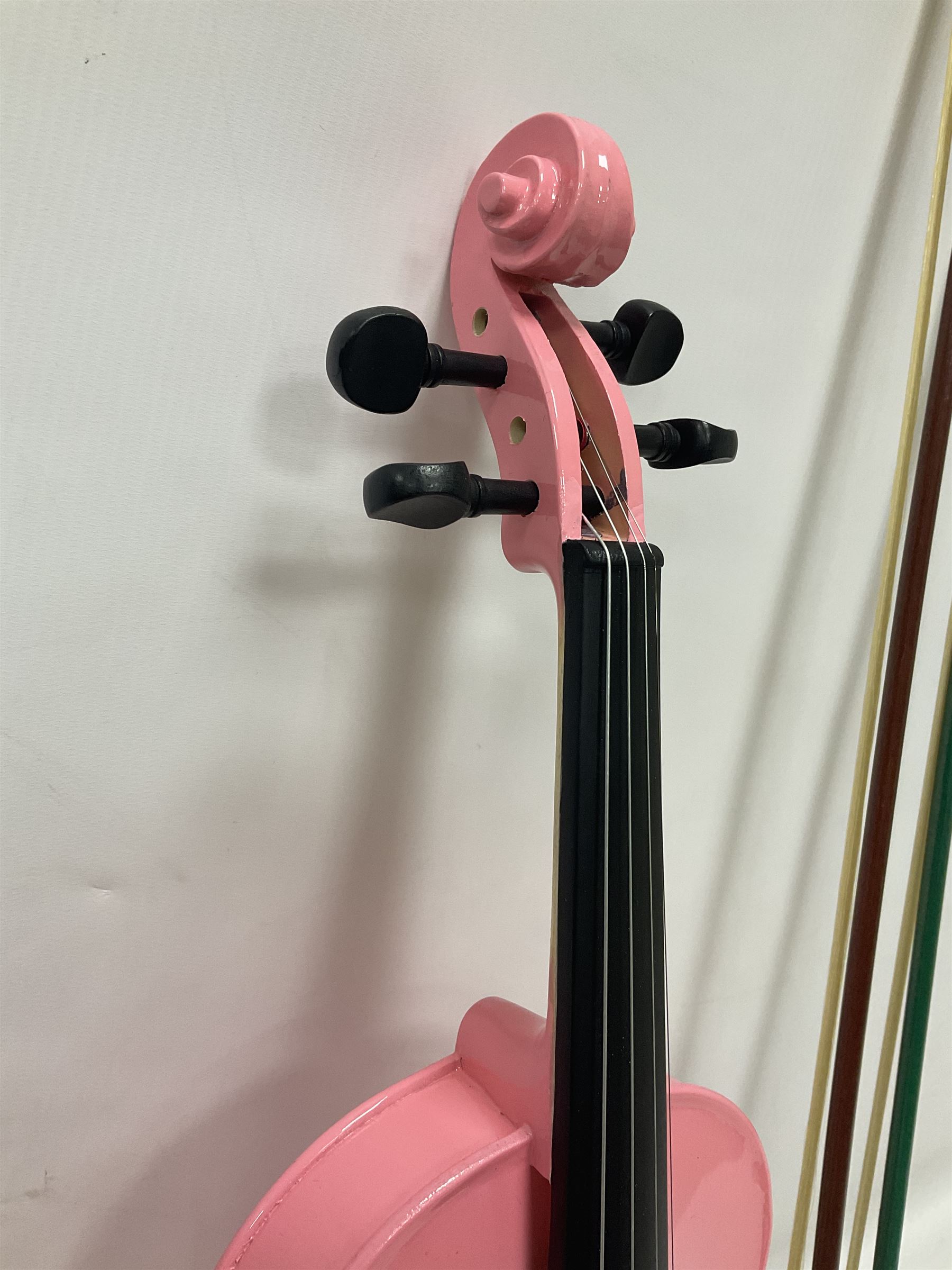 Zest full size pink violin - Image 11 of 32