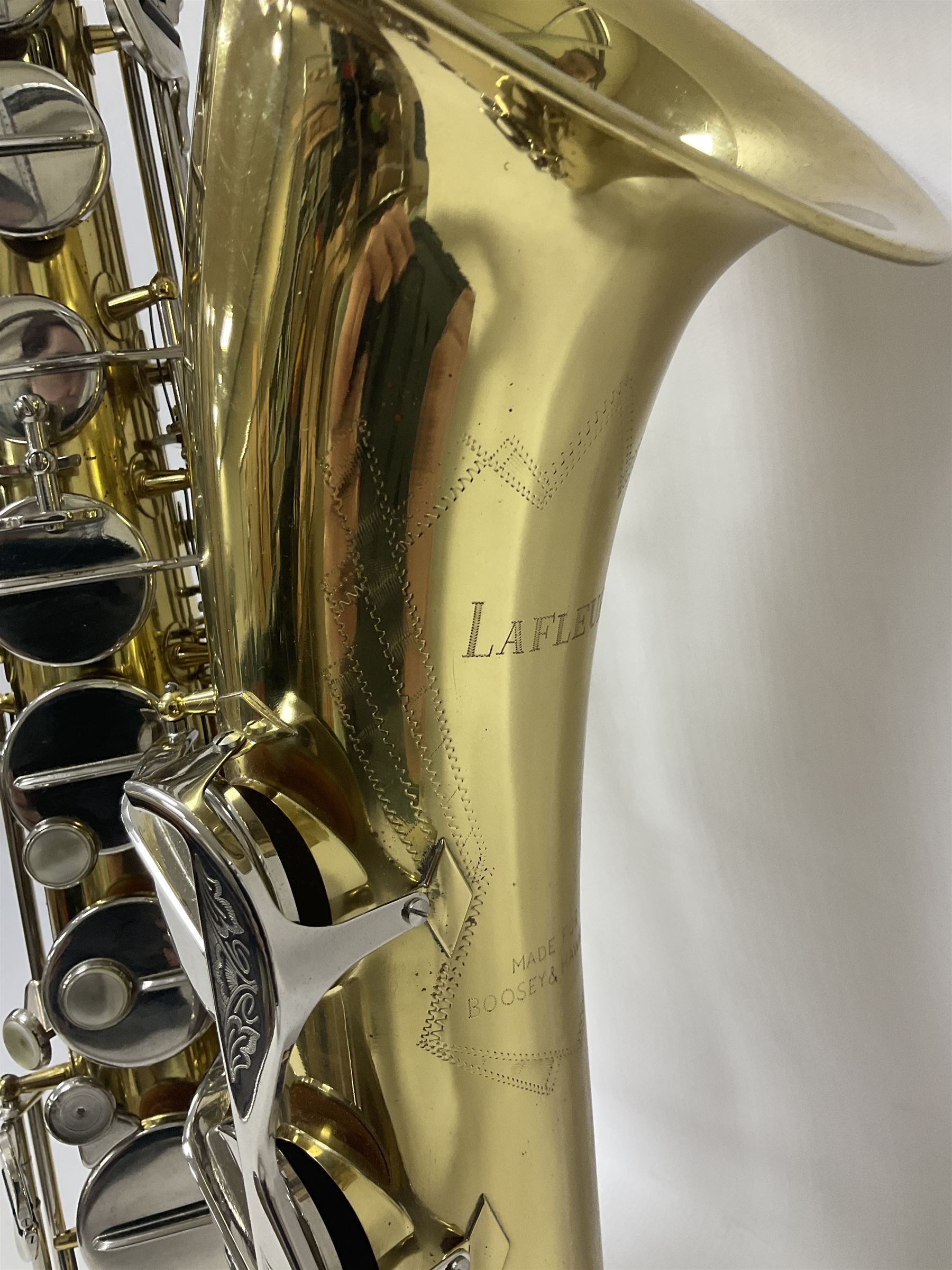 Lafleur by Boosey & Hawkes student tenor saxophone in fitted case with accessories - Image 8 of 29