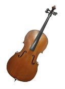 1/2 size French Mediofino cello c1890