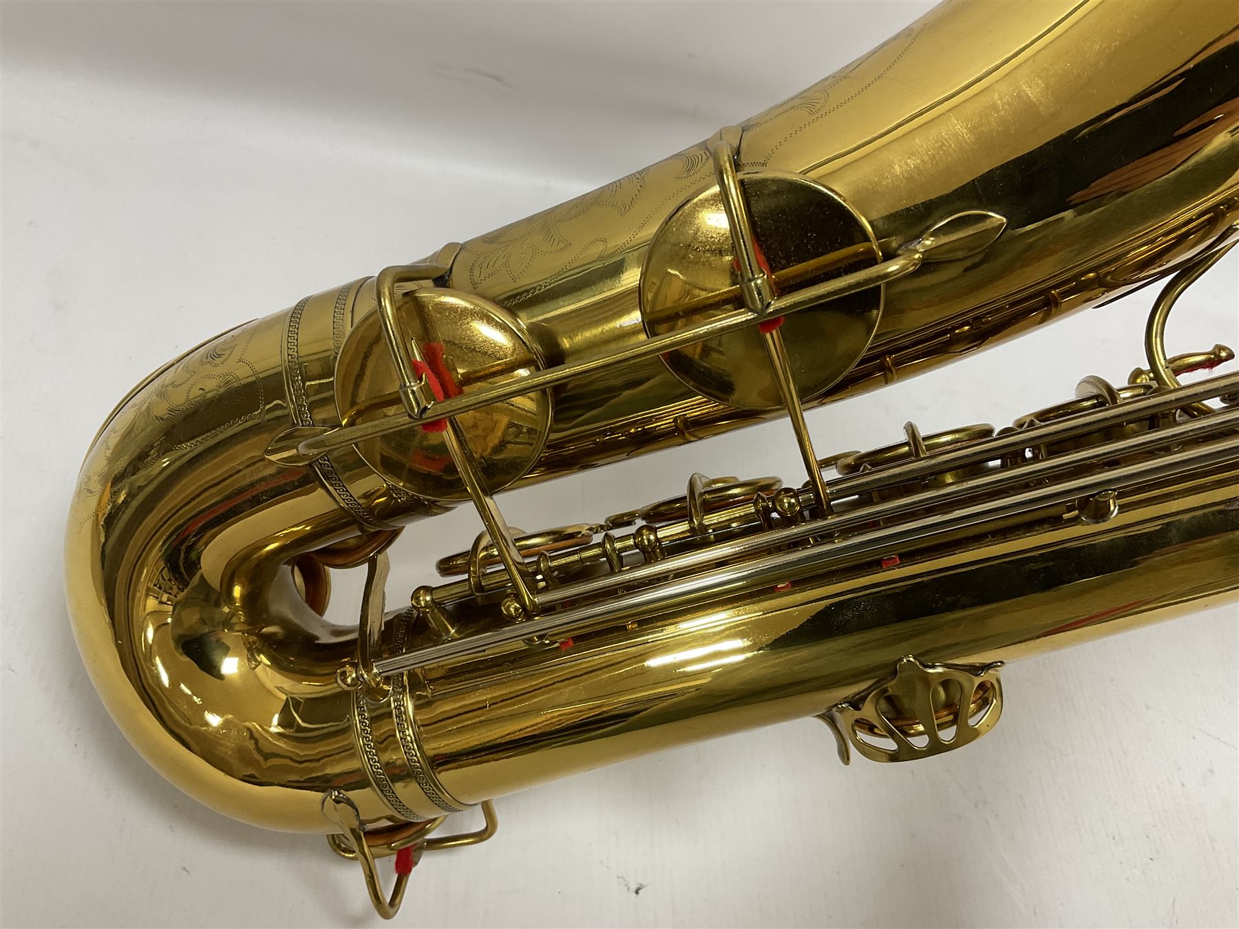 French Henri Selmer 1935 Radio Improved Tenor B flat Saxophone No 20344 - Image 10 of 28