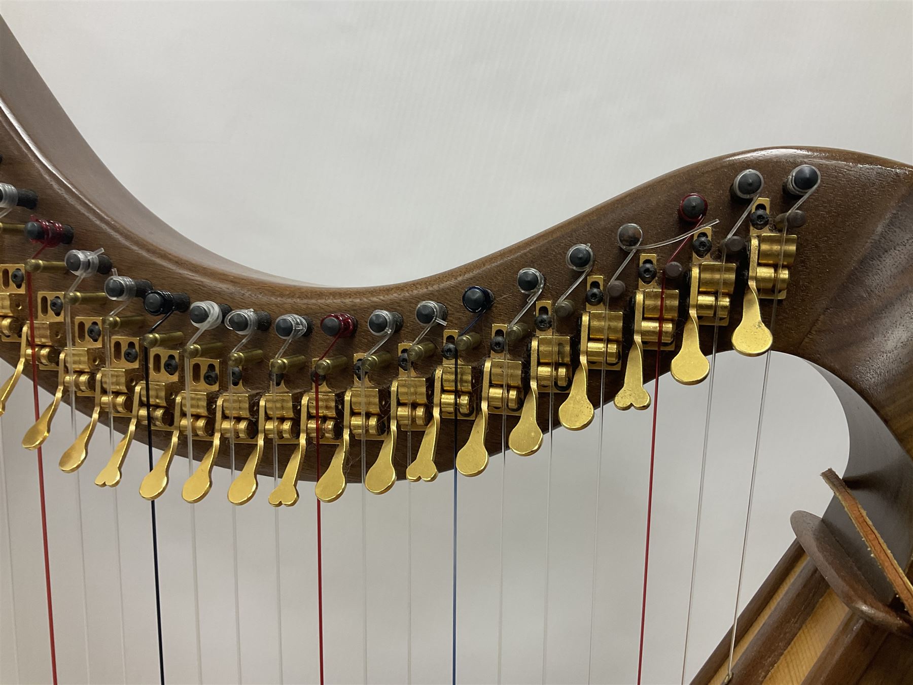Contemporary 24 string Celtic or Irish Folk Harp with an Ash soundboard and 24 sharpening keys - Image 3 of 15