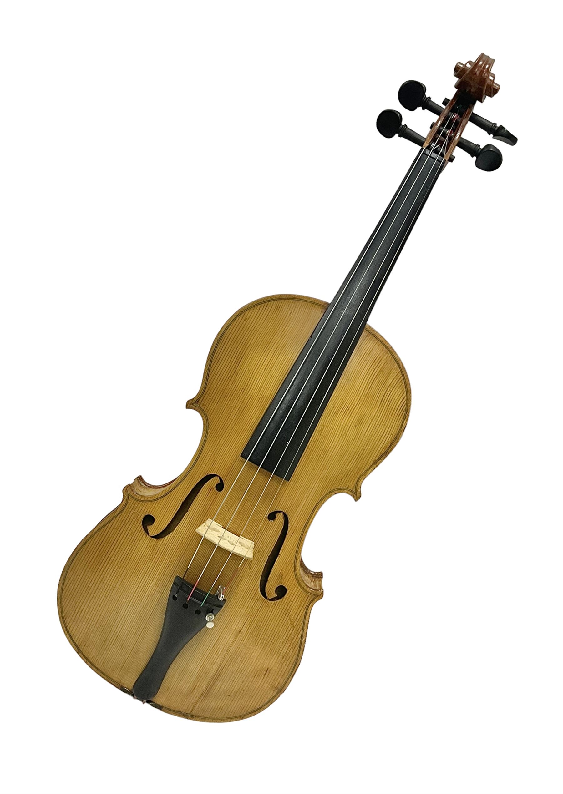Copy of a full size Stradivarius violin