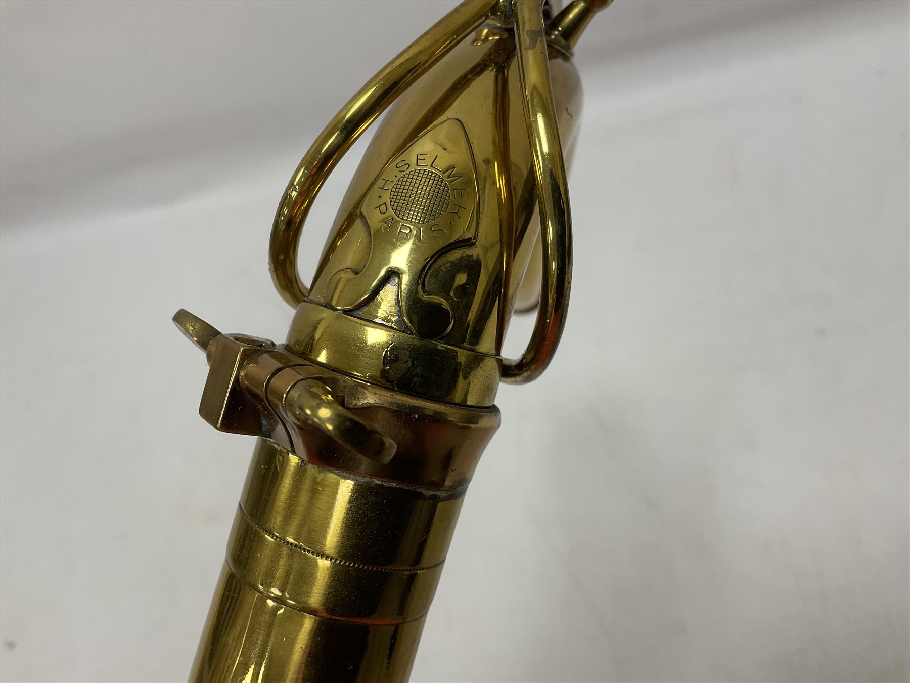 French Henri Selmer 1935 Radio Improved Tenor B flat Saxophone No 20344 - Image 20 of 28