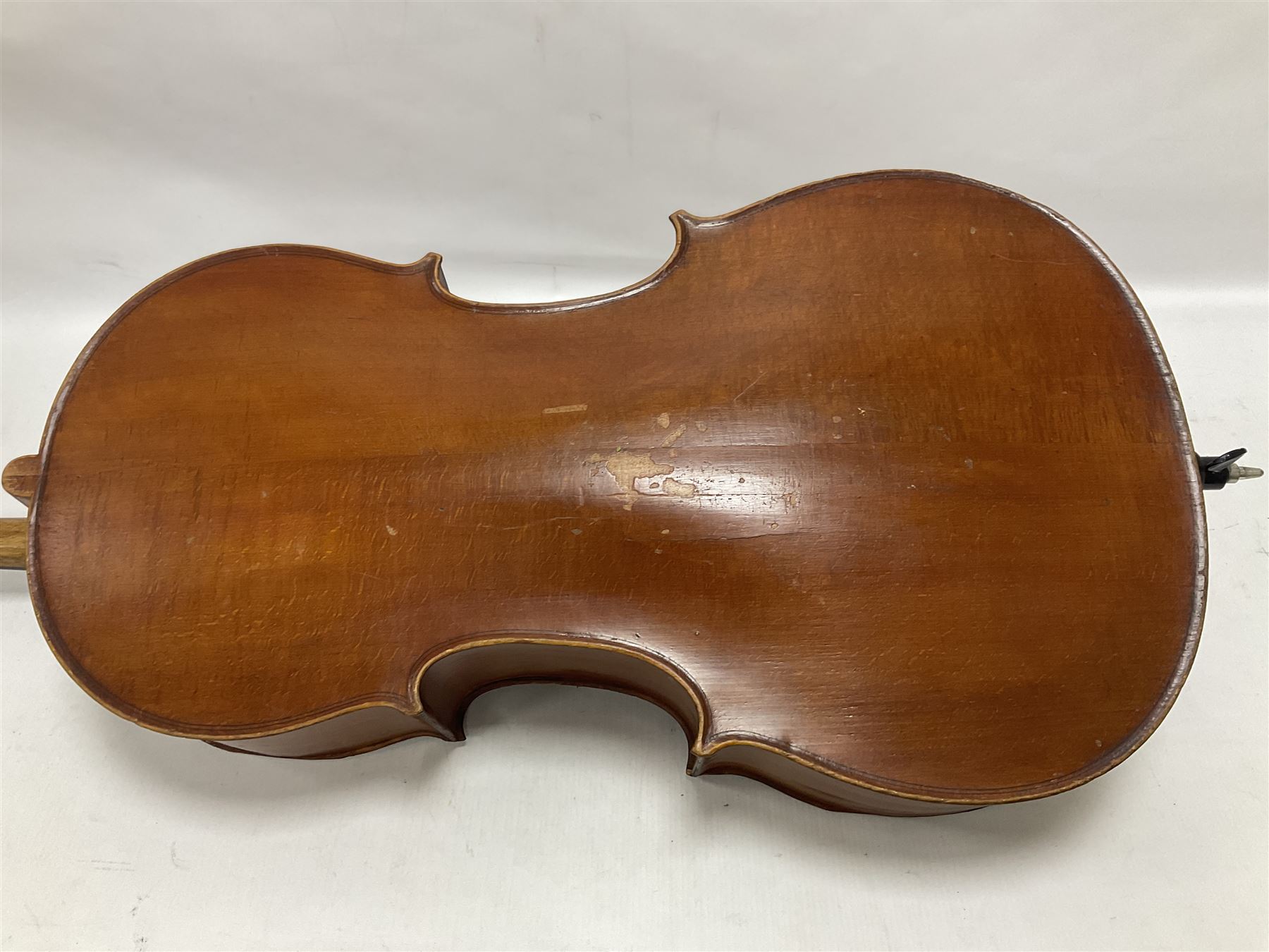 1/2 size French Mediofino cello c1890 - Image 12 of 15