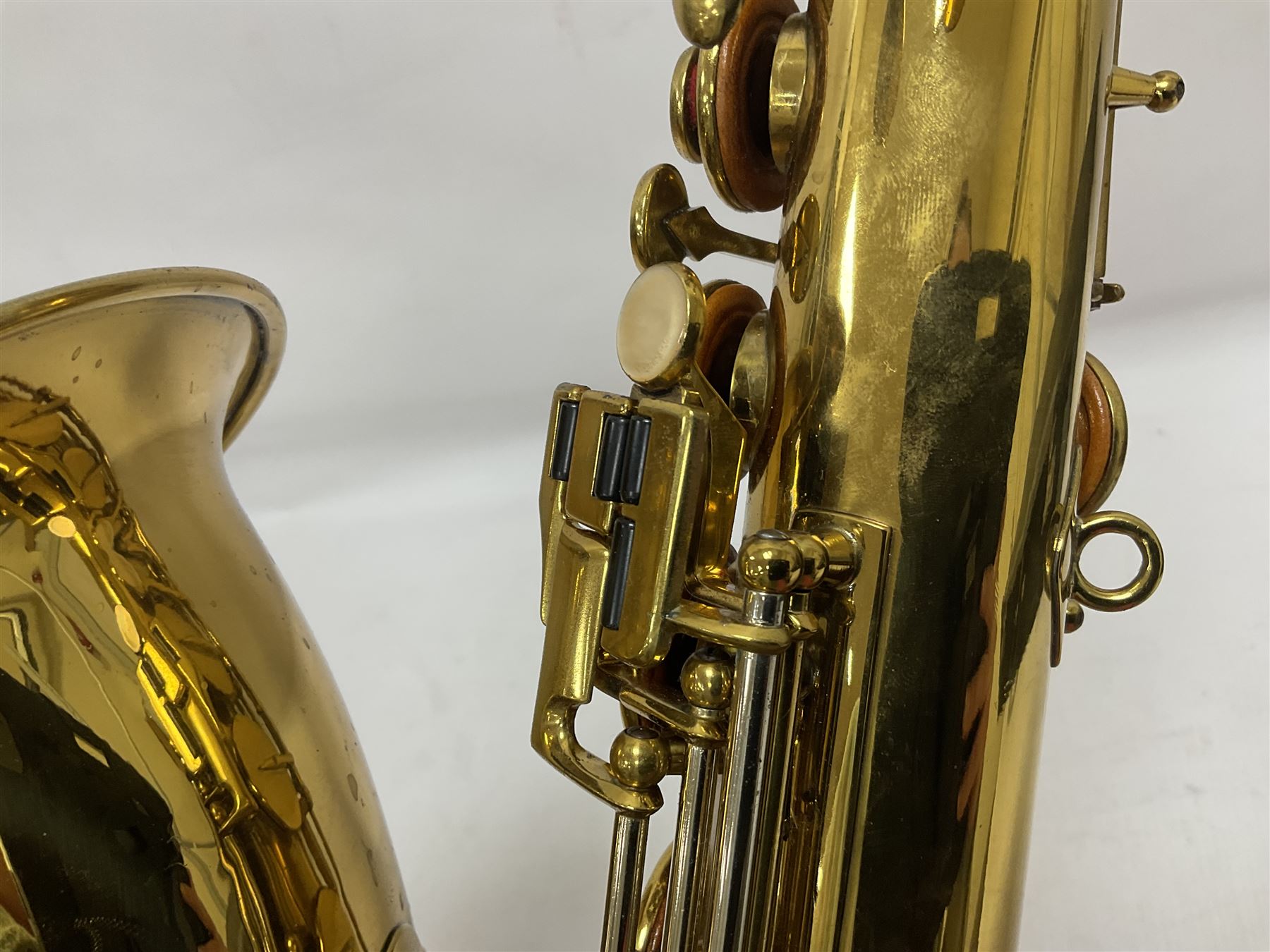 French Henri Selmer 1935 Radio Improved Tenor B flat Saxophone No 20344 - Image 27 of 28