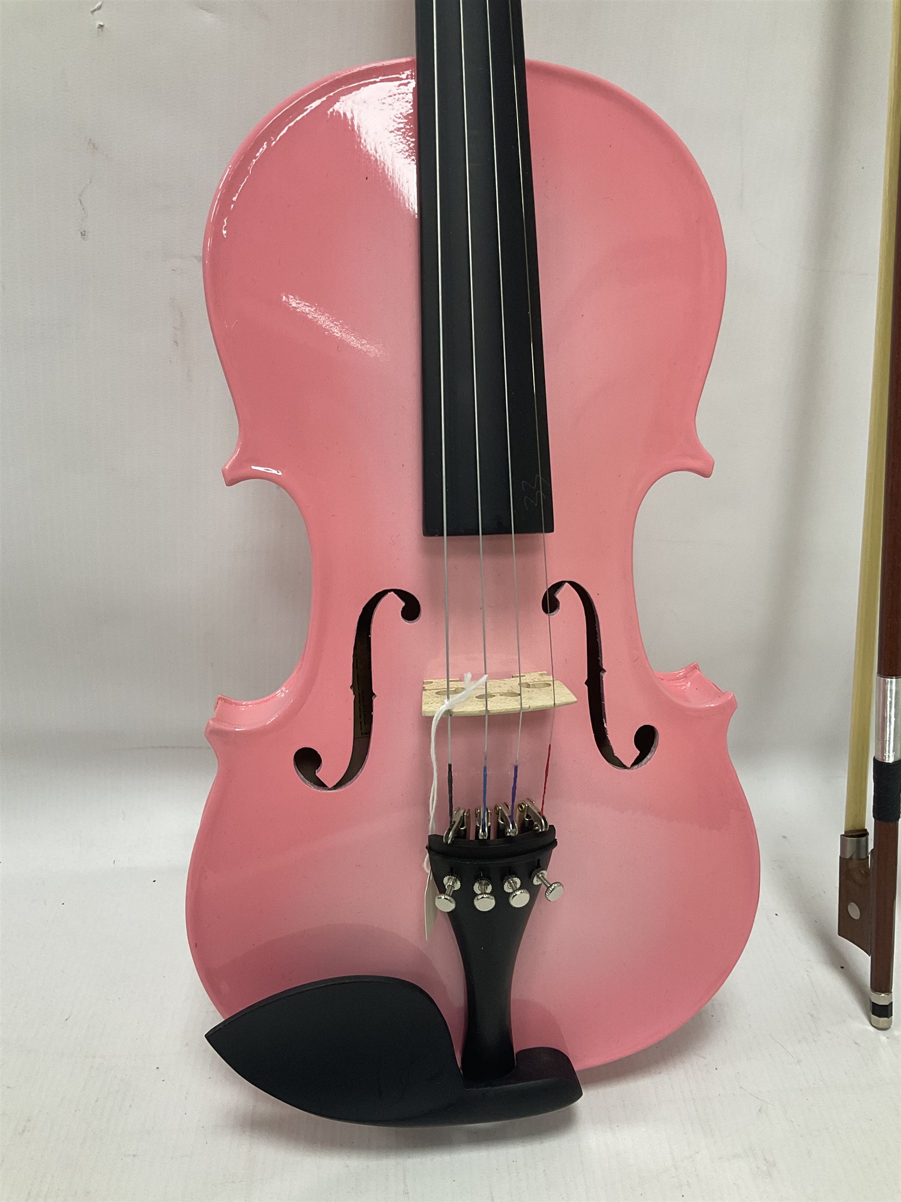 Zest full size pink violin - Image 5 of 32