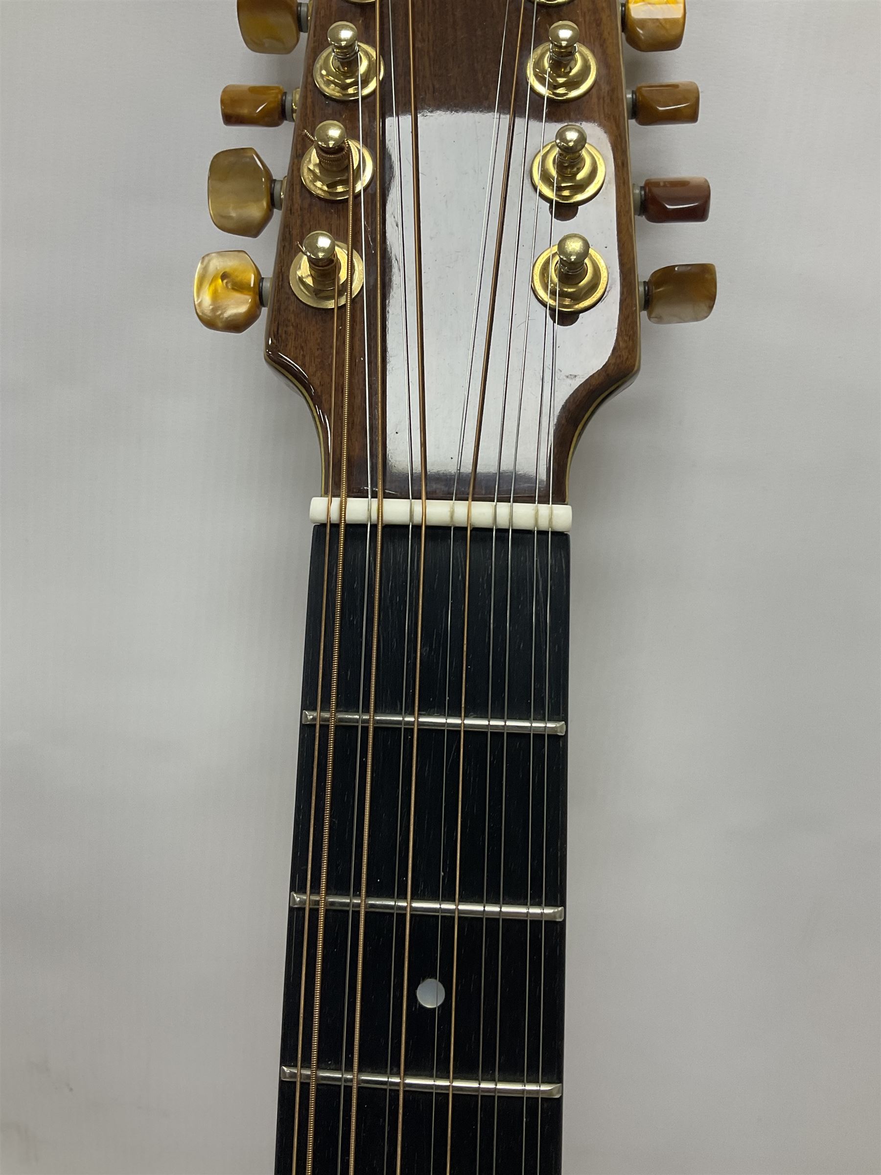 Brazilian Giannini Craviola twelve string acoustic guitar - Image 14 of 22