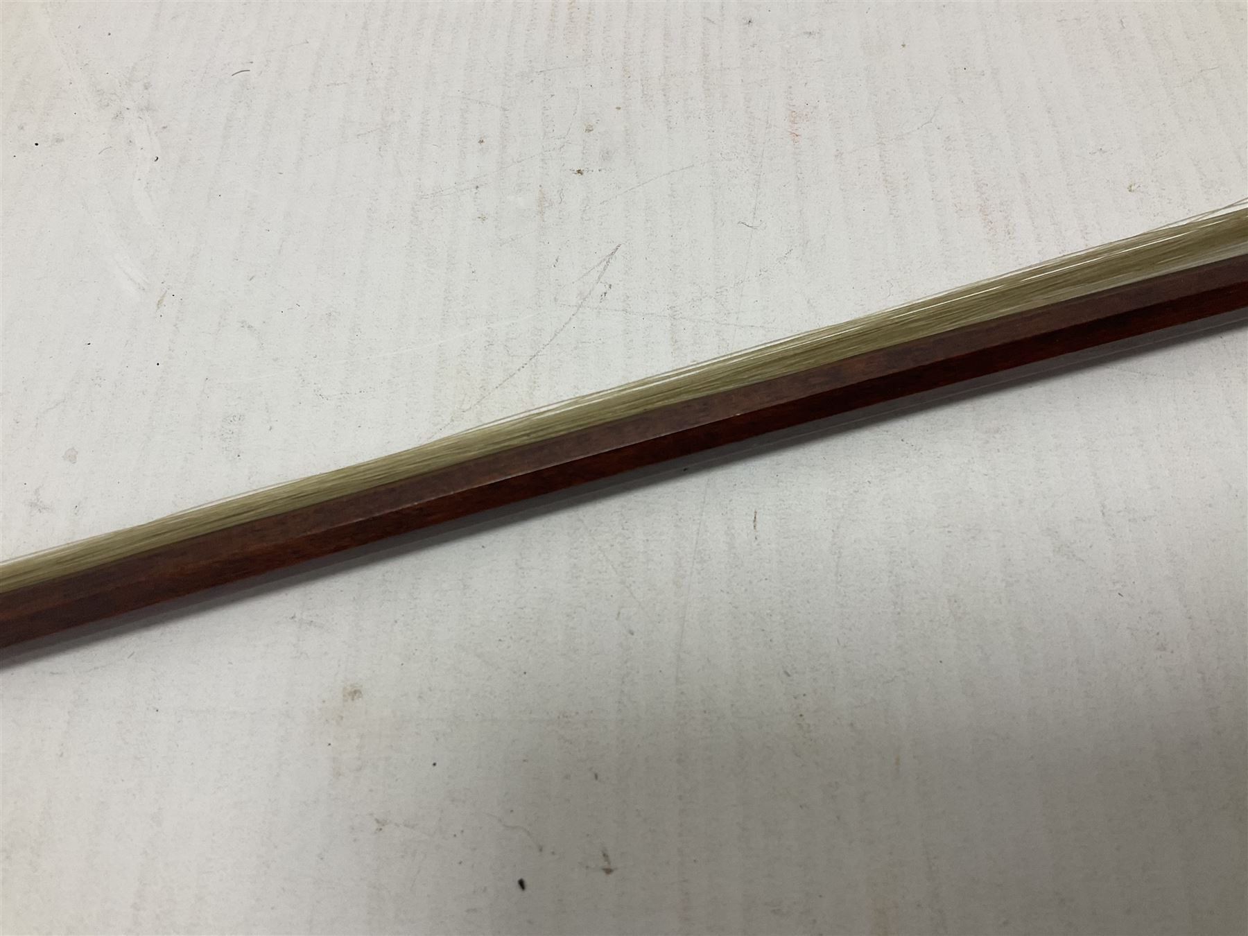 Full length hexagonal shaft violin bow - Image 12 of 12