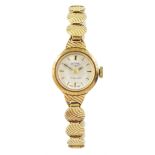 Rotary ladies 9ct gold manual wind wristwatch