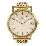 Omega gentleman's 9ct gold manual wind presentation wristwatch