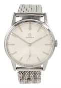 Omega stainless steel manual wind wristwatch