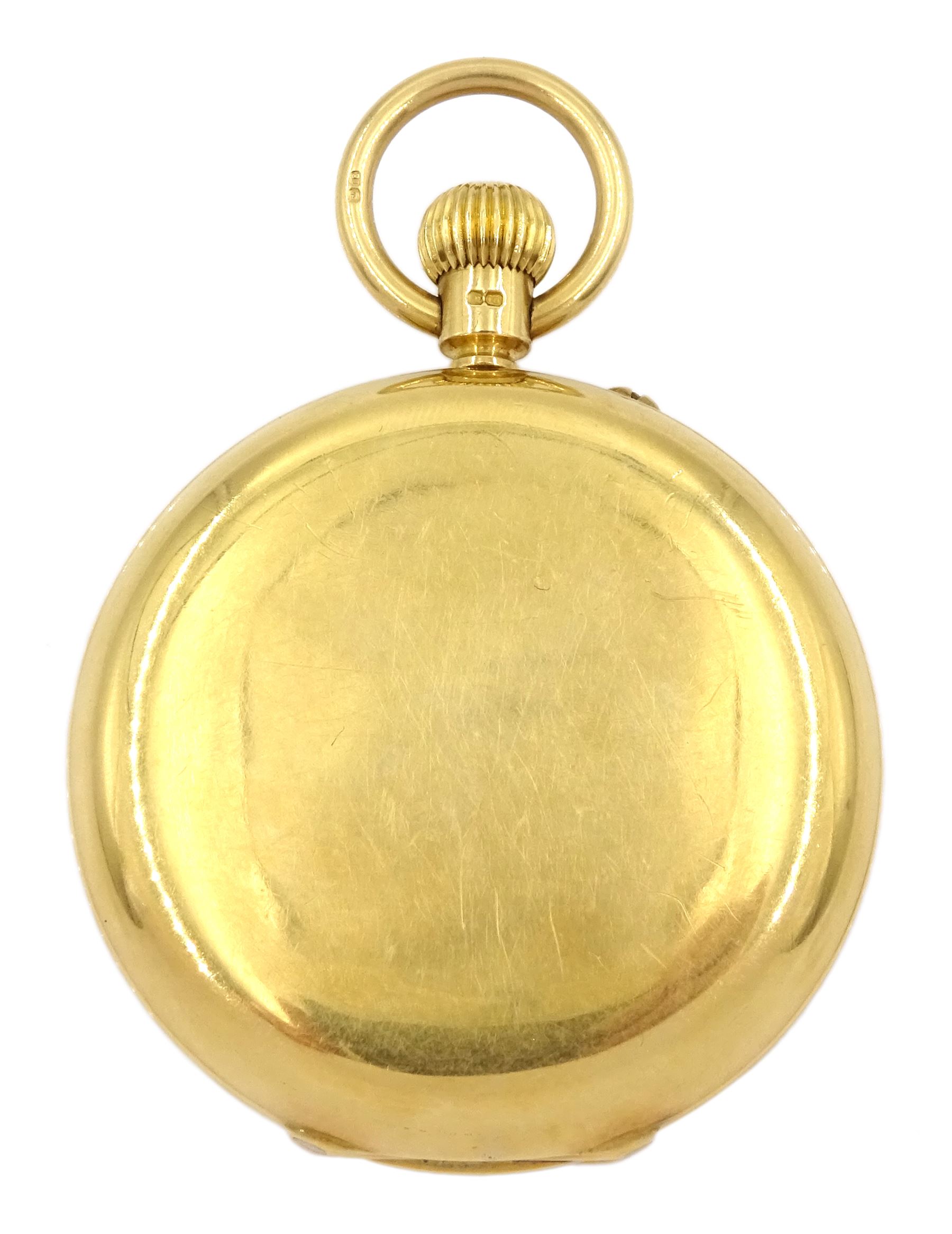Victorian 18ct gold full hunter keyless lever pocket watch by Walters & George - Image 2 of 4
