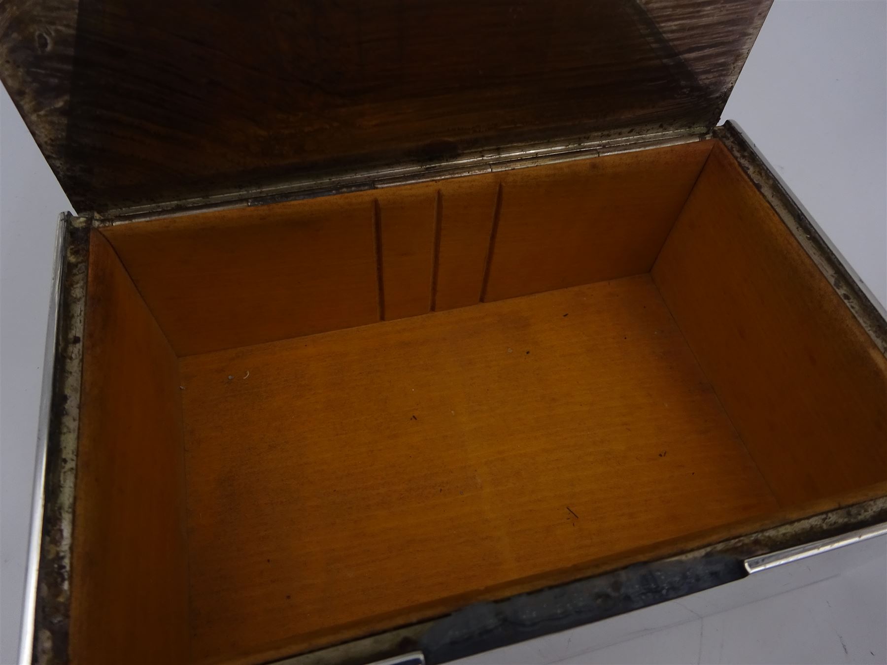 1930s silver mounted cigarette box - Image 6 of 44