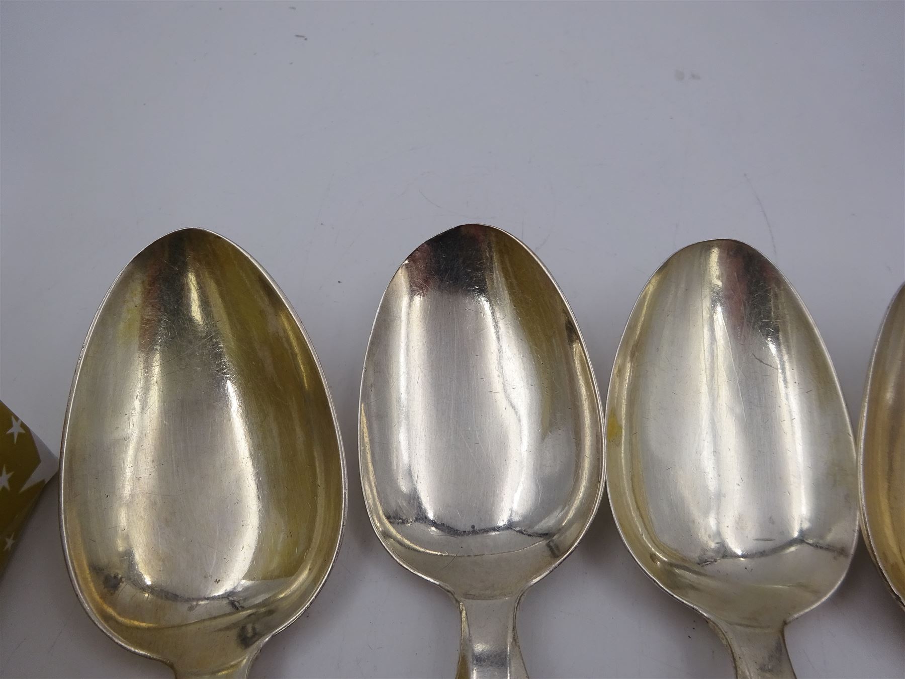 Victorian silver Fiddle pattern cutlery - Image 7 of 8