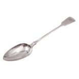 William IV silver fiddle pattern serving spoon