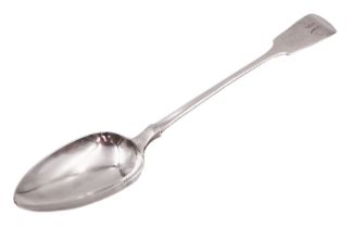 William IV silver fiddle pattern serving spoon