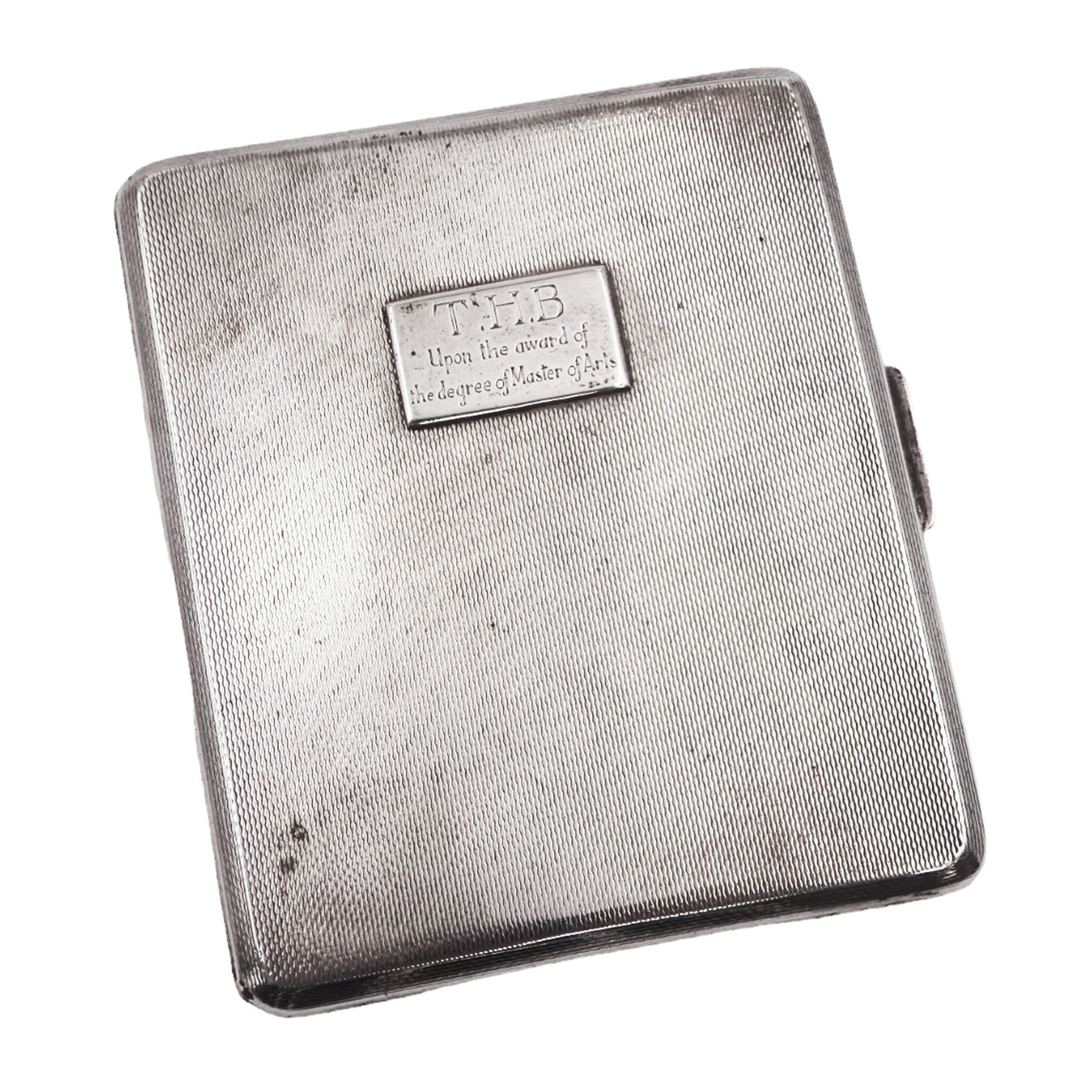 Mid 20th century silver cigarette case