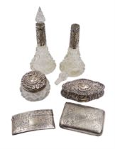 Group of Edwardian silver