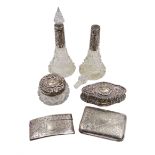 Group of Edwardian silver