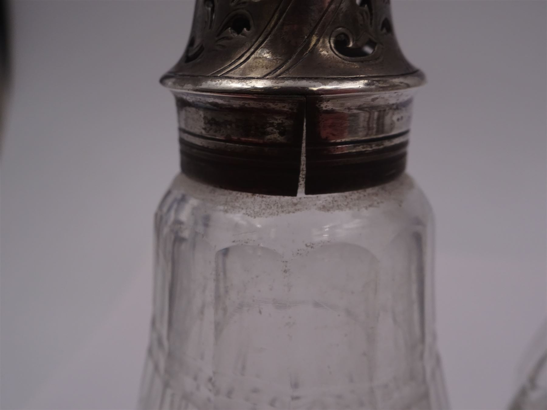 Late 18th century silver cruet stand - Image 26 of 27