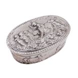 Late 19th century German Hanau silver box