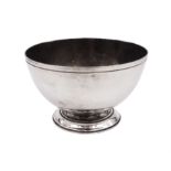 Mid 20th century silver sugar bowl