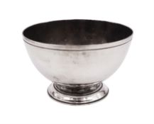 Mid 20th century silver sugar bowl