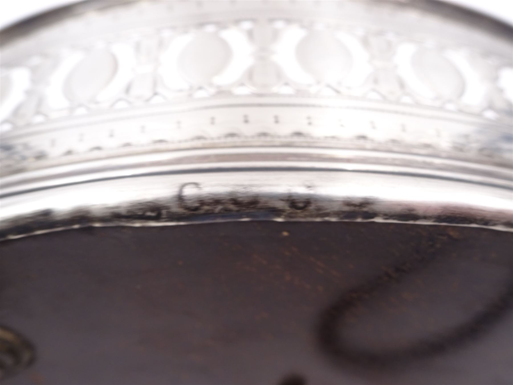 Late 18th century silver cruet stand - Image 18 of 27