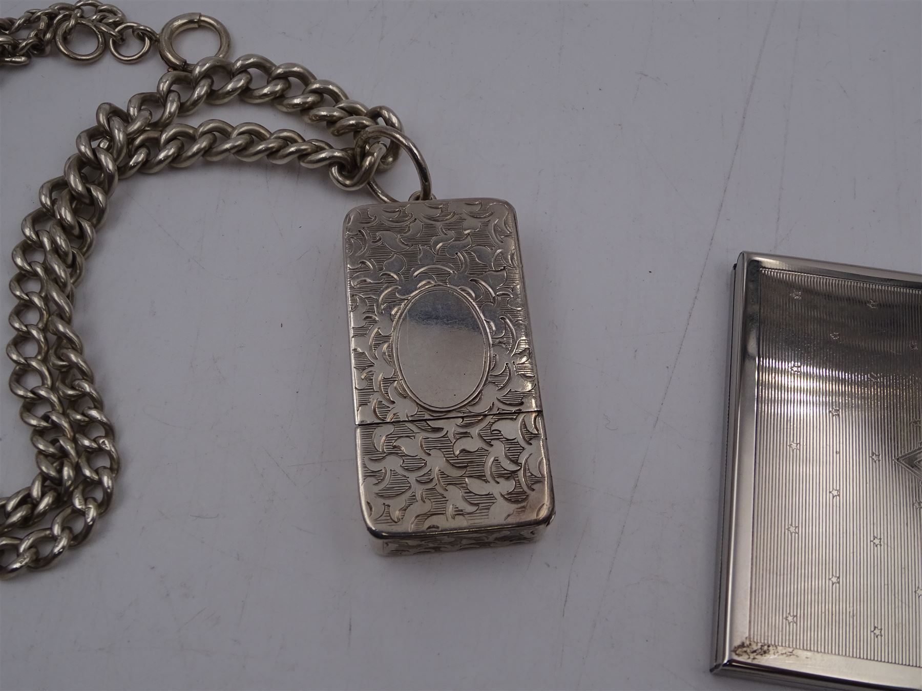 Victorian silver vesta case - Image 2 of 3