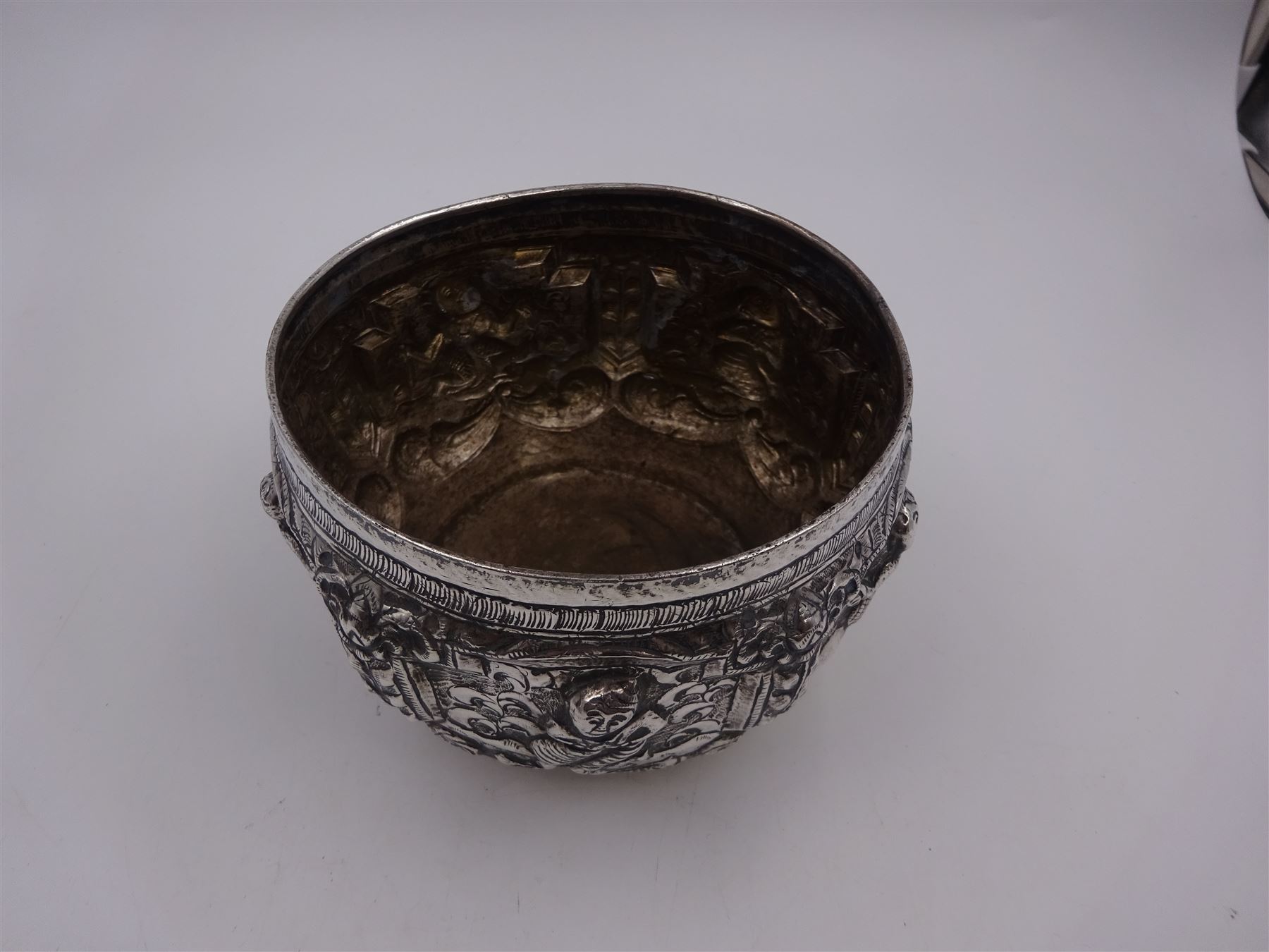 Burmese silver bowl - Image 2 of 5
