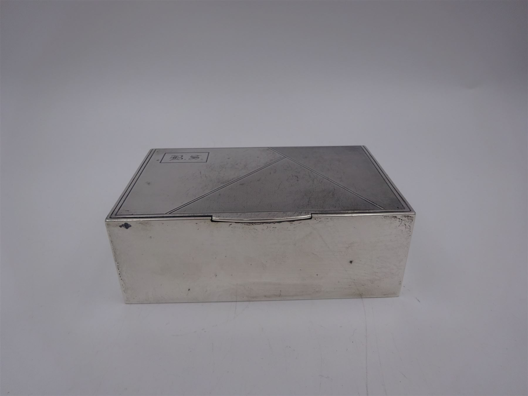 1930s silver mounted cigarette box - Image 2 of 44