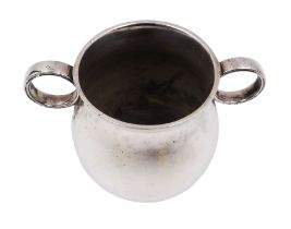 Victorian silver porringer