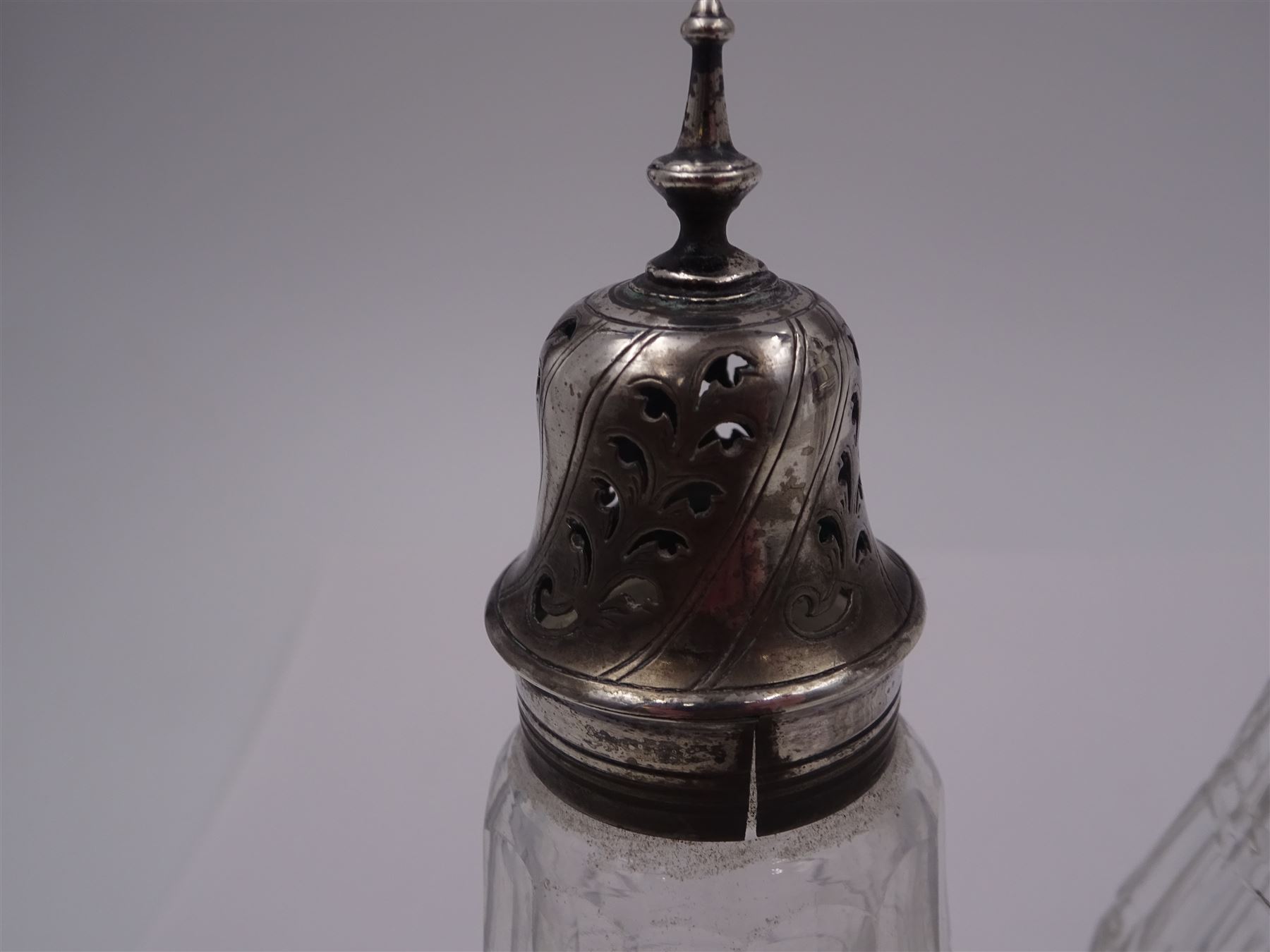 Late 18th century silver cruet stand - Image 25 of 27