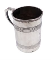 1930s silver tankard