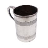 1930s silver tankard