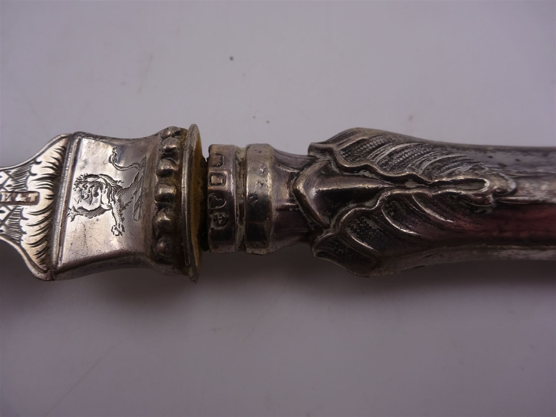 Pair of Victorian silver fish servers - Image 9 of 13