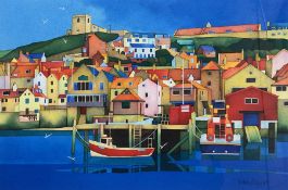 Ian Fryers (British 1946-): Whitby Lifeboat Station