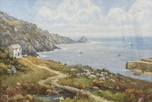 Frederick Parr (British 1887-1920): Cornish coastal scene
