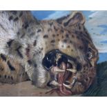 Continental School (20th Century): Leopard's Head