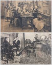 After Walter Dendy Sadler (British 1854-1923): Gentlemen Discussing Business