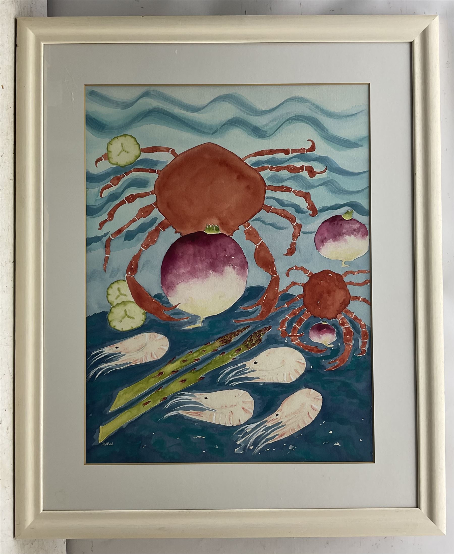 June Todd (Scottish Contemporary): 'Prawns and Crabs' - Image 2 of 3