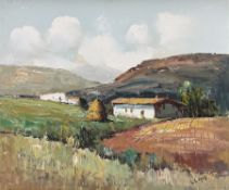 Llopis (Portuguese Contemporary): View Towards the Farm