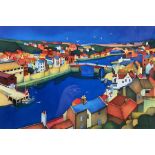 Ian Fryers (British 1946-): Whitby from Khyber Pass