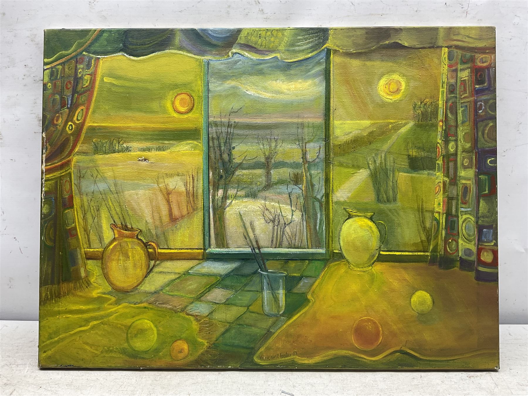 Vivienne Foster (Yorkshire/Suffolk 1936-2014): 'Dream Window' - Image 2 of 4