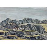 D Eribarren (Spanish 20th century): Landscape - Soria