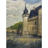 Archibald Waugh (British 20th Century): 'Chateau Sully-sur-Loire'