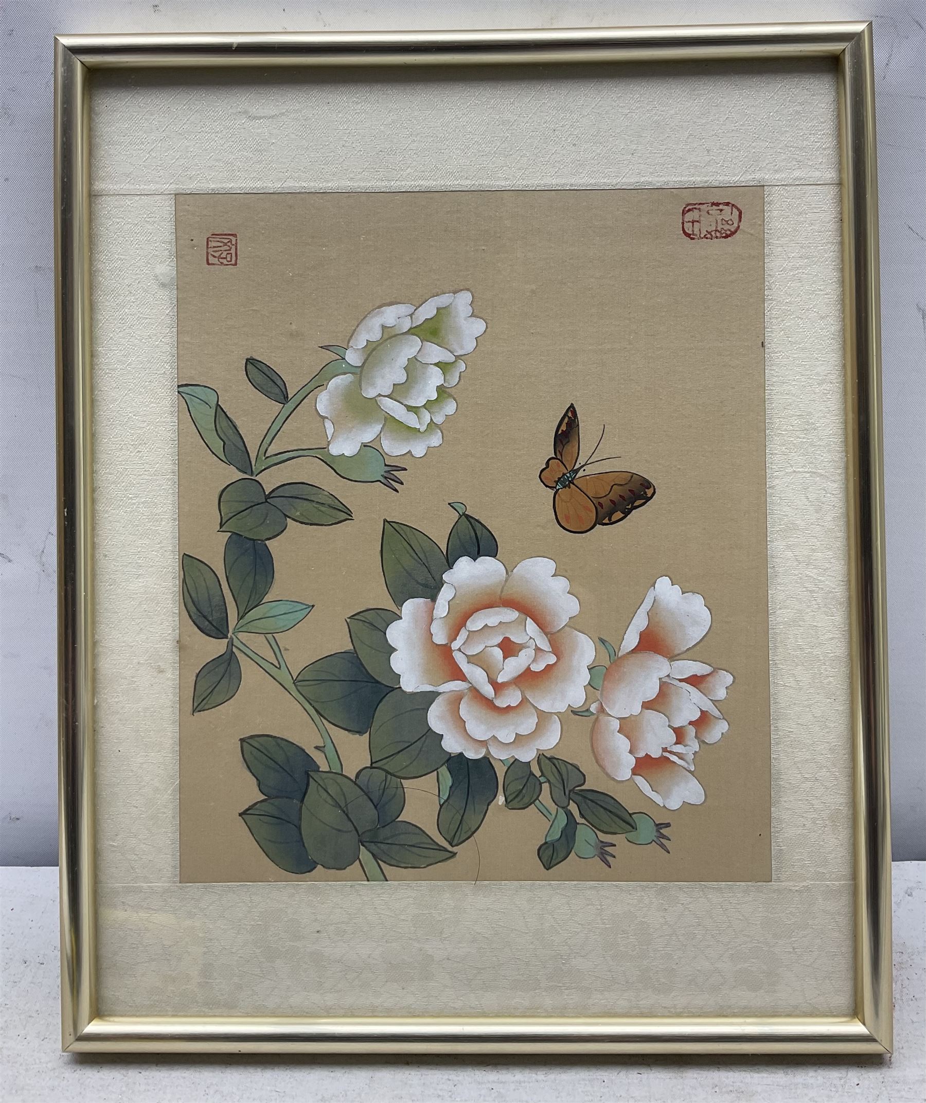 Chinese School (20th Century): Flowers of the Garden - Image 5 of 7