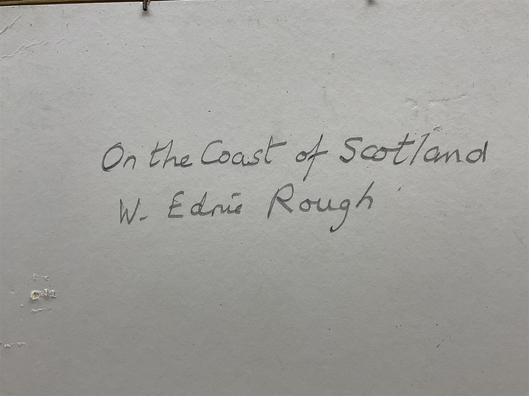 William Ednie Rough (Scottish 1892-1935): On the Coast of Scotland - Image 4 of 4