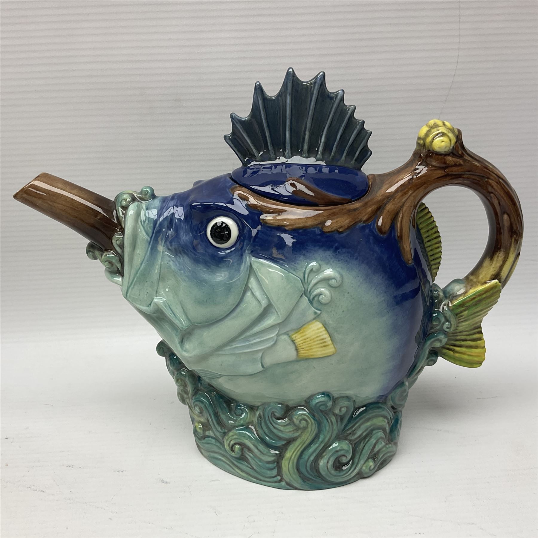 Minton Archive collection fish teapot - Image 4 of 14