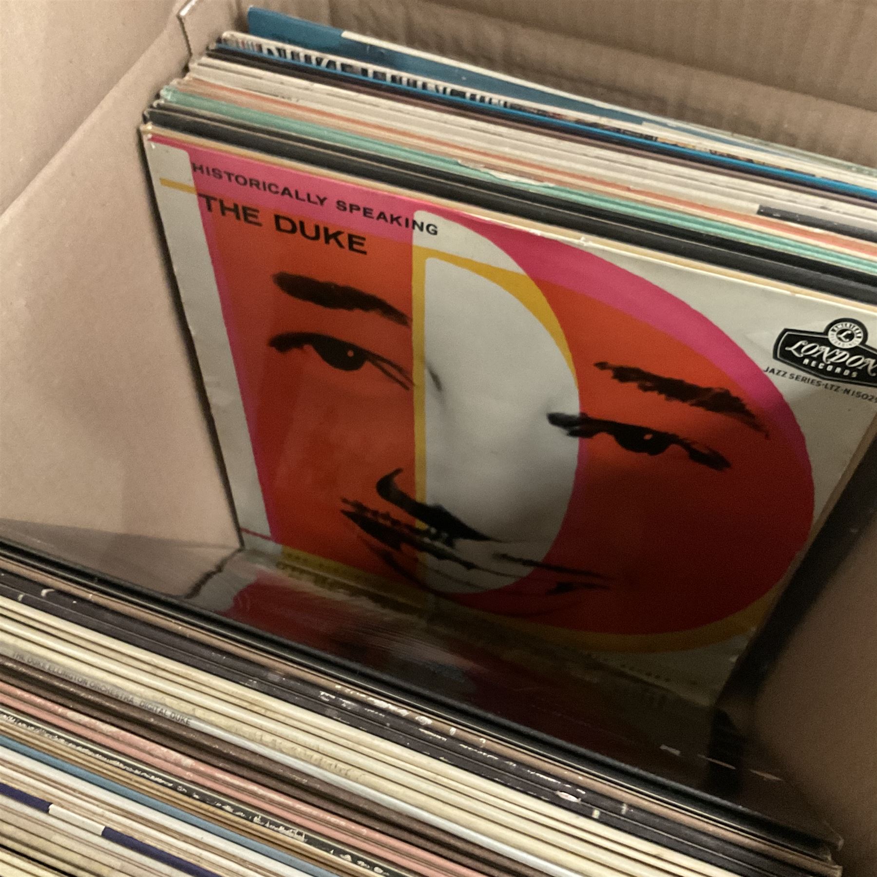 Collection of vinyl LP records in four boxes - Image 5 of 16